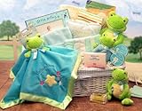 Adorable Frog Themed Baby Gift Set for Girls -Large by Organic Stores