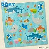 西松屋　[ディズニー]デザインマット　ファインディング・ドリー 9枚入り[ジョイントマット]