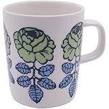 [marimekko] 【オンライン限定】Vihkiruusu マグカップ レディース 52_1_52239469551 F ライトグリーン×ホワイト