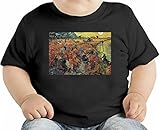 The Red Vineyard Van Gogh Painting オーガニックベビーTシャツ 12 - 18 Months