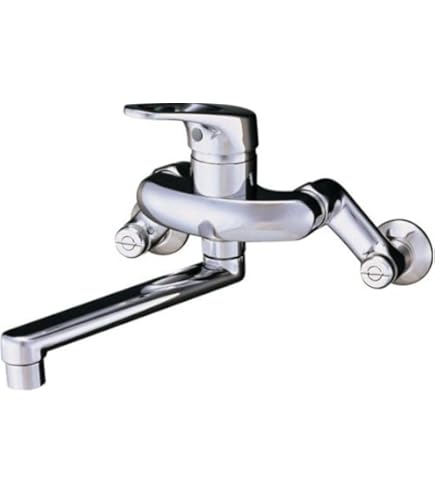 Amazon | カクダイ シングルレバー混合栓 クローム 逆止あり 183-161