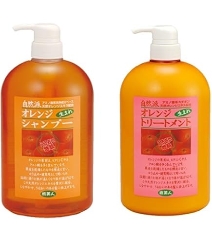 Amazon | アズマ商事の 自然派 オレンジトリートメント・シャンプー