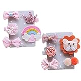 【爱莉セレクトショップ】ヘアピン キッズ ベビー ヘアクリップ ヘア アクセサリー 10個セット 動物 かわいい 赤ちゃん 子供 髪留め 誕生日 プレゼント ギフト 三五七 お宮祭り 出産祝い 誕生日