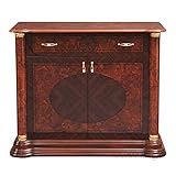 サルタレッリ フローレンス 2ドアサイドボード(ローキャビネット/リビングボード/完成品) ウォールナット