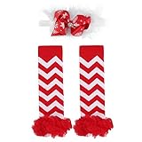 (アイム)iiniim ベビー キッズ クリスマス レッグウェーマー 子供用 ソックス 新生児 コスチューム 写真道具 撮影 プレゼント 祝い ギフト パーティー ２点セット タイプＤ ワンサイズ