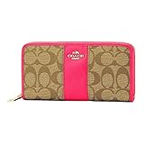 [コーチ] COACH 財布(長財布) F52859 レディース [アウトレット品] [並行輸入品] (カーキ×ピンクルビー)