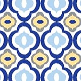 Caden Lane Ikat Collection Mod Single Sheet, Blue by Caden Lane [並行輸入品]