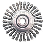 US Forge 1107 Wire Wheel Brush Stringer .020 Wire, 6-1/2-Inch by 3/16-Inch by 5/8-Inch-11 [並行輸入品]