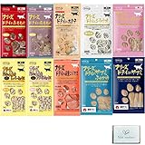 ママクック フリーズドライ 猫 おやつ 10種 (ホタテ11g, ニジマス15g, ササミふりかけ 25g, ムネ肉レバーミックス 18g, ムネ肉スナギモミックス 18g, 豚ハツ 25g, シラウオ 10g, ササミ 30g, 牛モモ肉 17g, 豚モモ肉 20g) Soicouluerオリジナルティッシュ付き (１０種類) 2.3.5.6.7.9.10.11.12.13 (10)