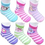 Vitamins ビタミンズ ベビー クルー ソックス 靴下 6足セット 0/6ヶ月 約8～10cm