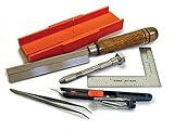 Zona 38-700 Hobby Tool Kit, Plastic Mini Miter Box 35-250, 32Tip Ultra Thin Razor Saw 35-200, Pin Vi