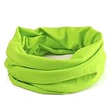 MIOIM® 首も肩も あったか スヌード ボリューム ある マフラー 横縞＆無地 襟巻き ネックウォーマー 子供 キッズ マフラー ストール 秋冬