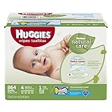 Huggies Natural Care Baby Wipes Hypoallergenic Fragrance Free 800 ct. by Huggies