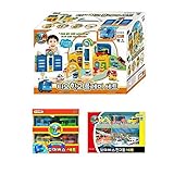 [ICONIX]The Little Bus Tayo School Play Set+Mini Bus 4ea (Rogi + Gani + Rani + Citu) + Mini Bus's Fr