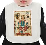 Manuscript illumination ネクタイを有する有機ビブ Medium