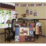 GEENNY Boutique Crib Bedding Set, Horse Western Cowboy, 13 Piece by GEENNY Baby (English Manual)