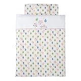 ベビー布団セット 6点セット レギュラーベビーベッド用 日本製 フォレストフレンズ くまさん オフホワイト