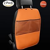 HCMAX 2パック 車キックマット キッズ車オートシートバックプロテクターカバーのため子供キックマット泥クリーナーカーアクセサリーシートカバー 100 %防水