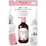 Vitaming バイタミング モイスト・シャンプー V1 詰め替え 400ml タンジェリン&ジャスミンの香り ビタミン シャンプー ビタミン 保湿