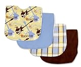Trend Lab 4 Piece Bib Set, Rockstar by Trend Lab [並行輸入品]