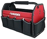 Husky 398821? 82042N12 15 600 Denier Tool Tote with 10 External Pockets and Center Handle? [並行輸入品]