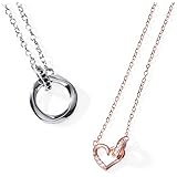 [felicitations] ペアネックレス カップル プレゼント ステンレス ジュエリー ネックレス メンズ レディース BR-J069 MSB_LPW