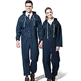 lightboy 労働サンドブラスト溶接ツーリング塗装防塵服長袖ツナギ/カウボーイ ロングスリーブジャンプスーツ/オーバーオール(3XL)