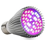 Derlights 9W led植物育成用ライト E26ベース 40個LED 5730smd 赤/青/ホワイト/IR/UVライト AC 85-265V 屋内庭園の温室植物水耕システム栽培キット (30
