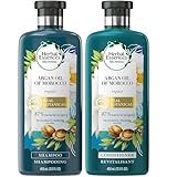ハーバルエッセンス ビオリニュー モロッカンオイル 本体 シャンプー 400ml + 本体コンディショナー 400ml + おまけ付き 各1個セット