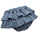 platinumbaby(プラチナムベイビー)フライス2段ブルマスカート(ブルーデニム)