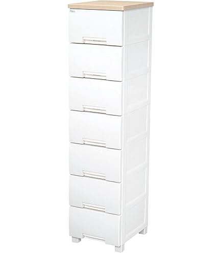 Amazon｜クロシオ シャイン スリムチェスト 7段 幅30.5cm 完成品