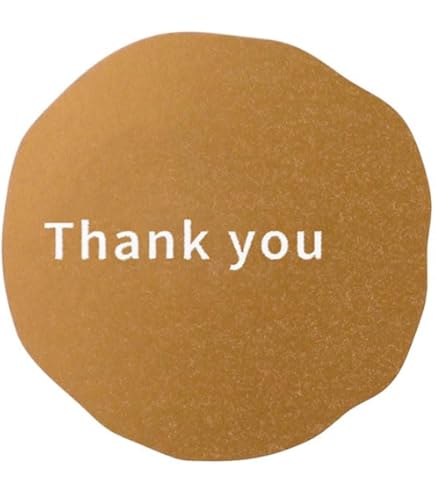 BTS thank youシール　リピ注文ページ③ Amazon | Thank you シール 直径3.5 cm TY-04 (100片) | ギフトシール