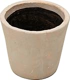 陶器植木鉢 フォレストポット 泡雪(あわゆき) 小サイズ 4.5号 外径13.5cm×高さ12cm 134344S-K15