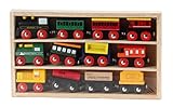 Omni Wooden Toys Wooden Engines and Train Cars Collection Set, 12 Piece