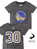 (エヌビーエー)NBA リトルキッズ Golden State Warriors "ステファン・カリー"　Tシャツ (4, ダークグレー青黒) [並行輸入品]