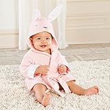 Baby Aspen Baby's Bath Time Bunny Hooded Spa Robe, Pink, 0-9 Months by Baby Aspen [並行輸入品]