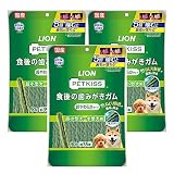 ライオン ペットキッス PETKISS 犬用おやつ 食後の歯みがきガム 超やわらかタイプ 超小型犬~小型犬用 3個パック まとめ買い LIONPET