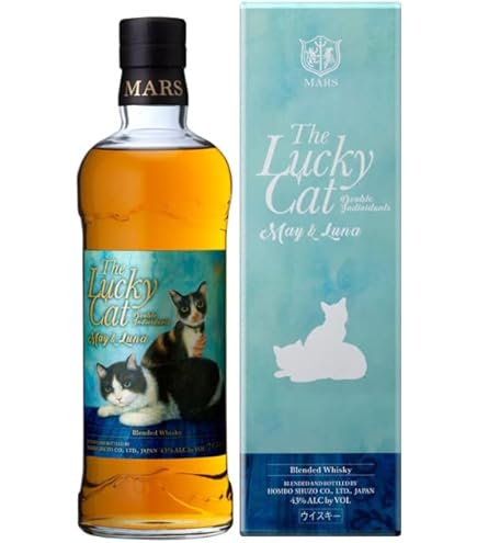 Amazon.co.jp: 国産ウィスキー ザ ラッキーキャット チョコ 箱入 700ml