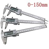 として測定ルーラーステンレススチール6インチ150 mmデジタルノギス