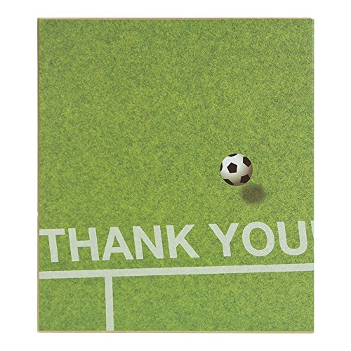 ミドリ 色紙 二つ折り カラー色紙 サッカー場柄 文具百貨