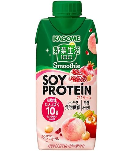 Amazon.co.jp: カゴメ 野菜生活100 Smoothie（スムージー） SOY