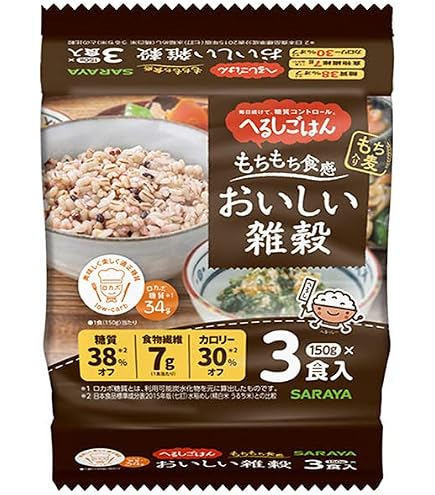 Amazon | サラヤ へるしごはん おいしい雑穀 450g(150g×3P) | サラヤ