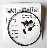 LaBella [ラベラ]　黒　ブラックナイロン　フラメンコ　クラシックギター弦　バラ弦：1弦