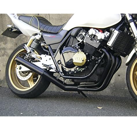 Amazon Cb400sf Vtec Nc39 ショート管 70p 新品 マフラー ブラック エキゾーストパイプ 車 バイク