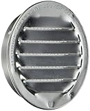 Maurice Franklinルーバーrl-100 3 4 -パック、3インチラウンドInsect ProofミニルーバーVents、ミル仕上げ 3 Inch RL-100 3 1