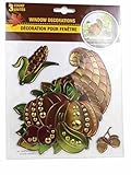 Fall Harvest 3-D Window Clings (Cornucopia) by Greenbrier International [並行輸入品]