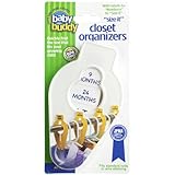 Baby Buddy Size-It Closet Organizers, White, 5 Count by Baby Buddy