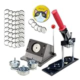 ユーロポート 缶バッジマシン56mm バッジオ スタンダード 丸型セット 耐久性のある金属製 オリジナル缶バッジ作成マシーン