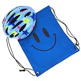 J@G ヘルメット こども用 自転車 ナップサック付き 超軽量 子供 可愛い ２サイズ (D-Mｻｲｽﾞ ｽﾀｰ)