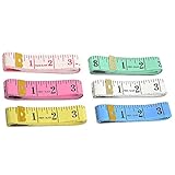 TOOGOO ( R ) 6個カラフルなSeamstress Tailor裁縫布定規テープメジャー60 " 150 cm